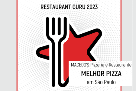 Macedos recebe selo de Melhor Pizza de So Paulo no Restaurant Guru