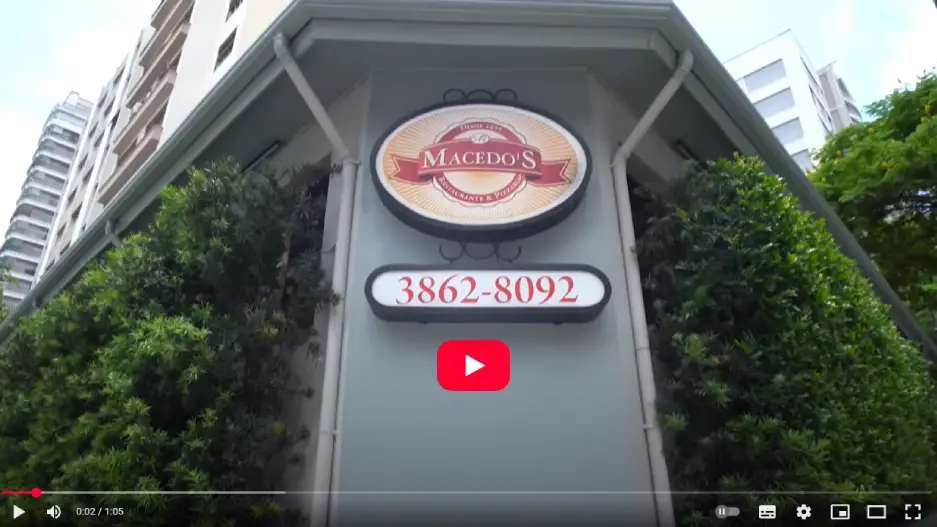 Vdeo do Macedos Restaurante